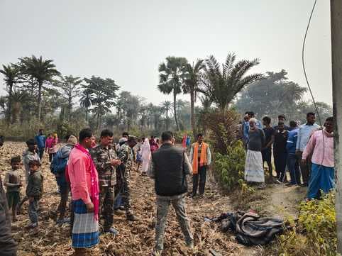 बिजली के तार की चपेट में आने से बुजुर्ग की मौत