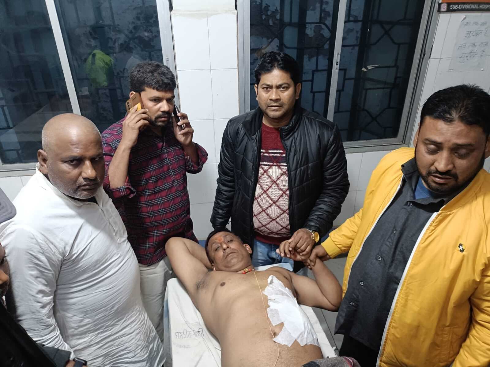 मनिहारी जदयू नगर अध्यक्ष को चचेरे भाई ने मारी गोली