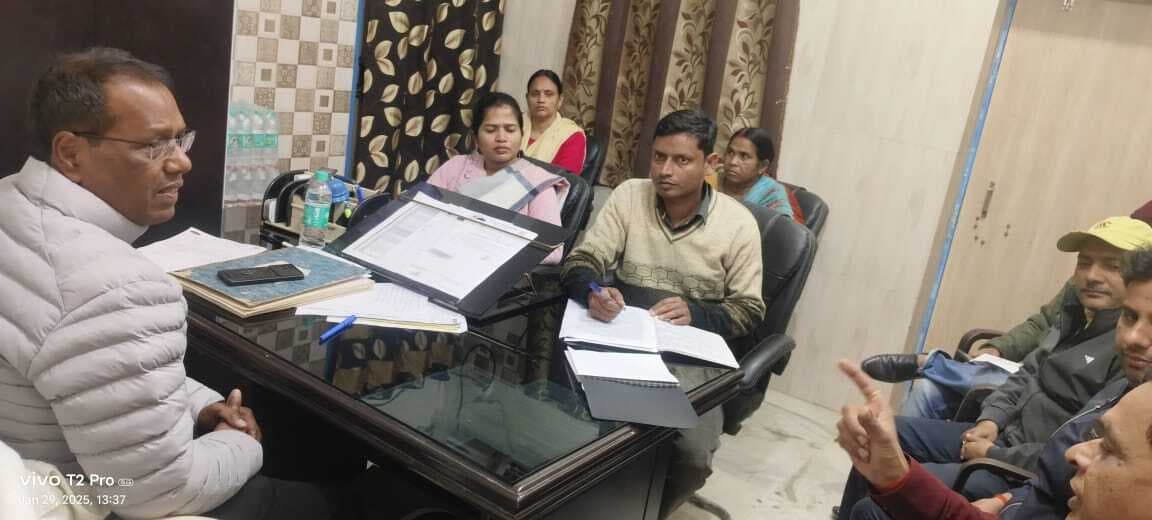 Bhagalpur news फाइलेरिया मुक्ति अभियान के लिए बीडीओ ने दिये कई निर्देश