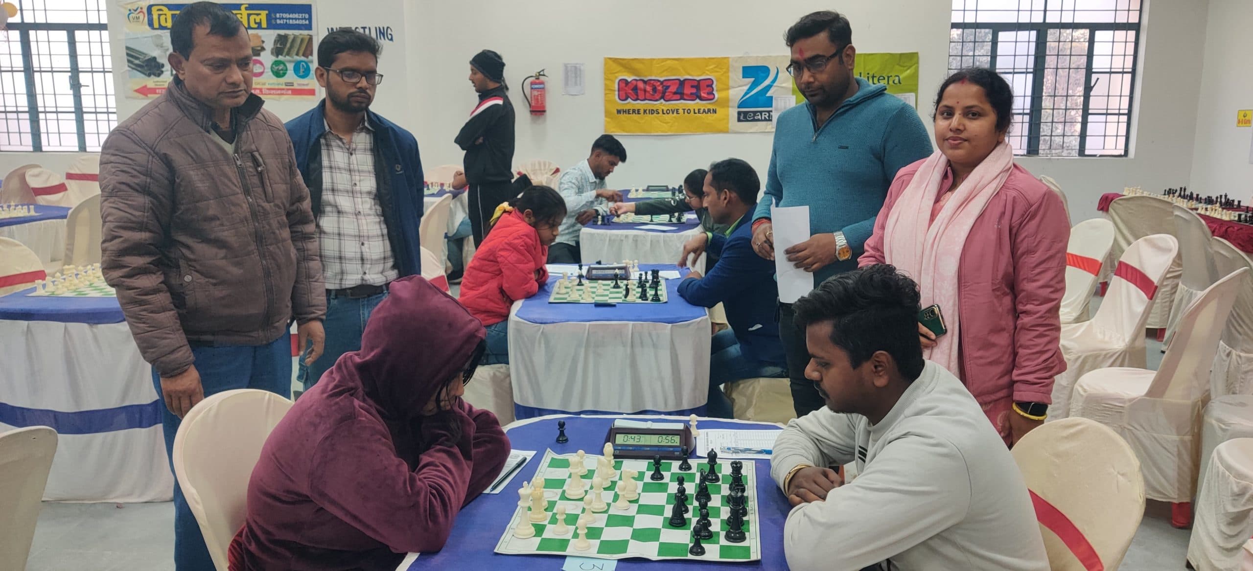 शतरंज प्रतियोगिता का परिणाम घोषित