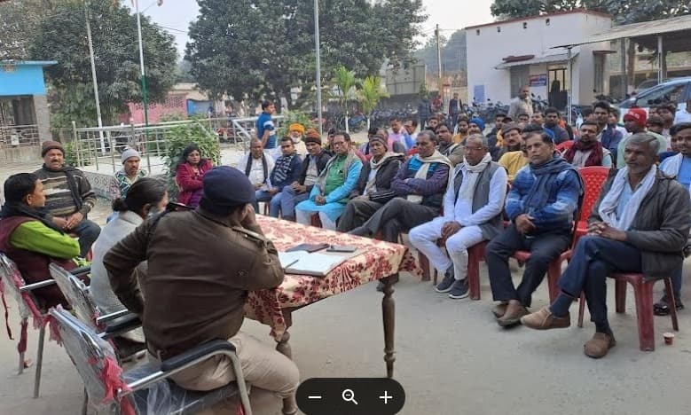 सरस्वती पूजा को लेकर शांति समिति की हुई बैठक