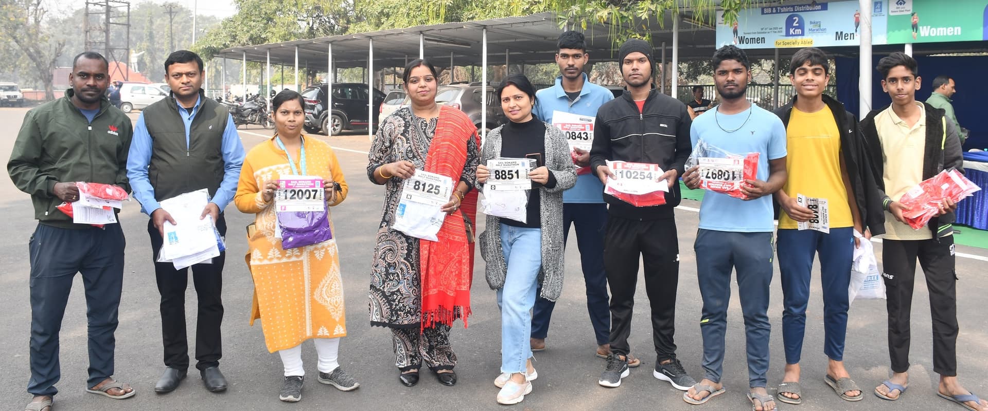 Bokaro News : धावकों को मिला सेंसर लगा टी-शर्ट व चेस्ट नंबर
