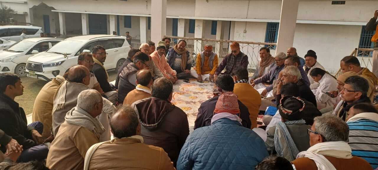 एनडीए कार्यकर्ताओं की हुई बैठक