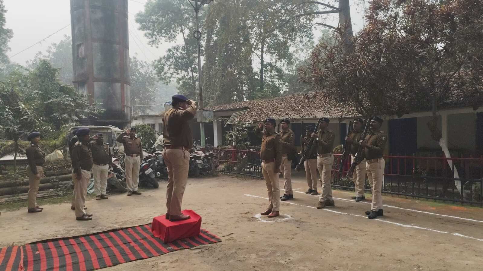 एसपी ने वीरपुर थाने का किया निरीक्षण, अपराध नियंत्रण को ले 24 घंटे गश्ती करने का दिया निर्देश