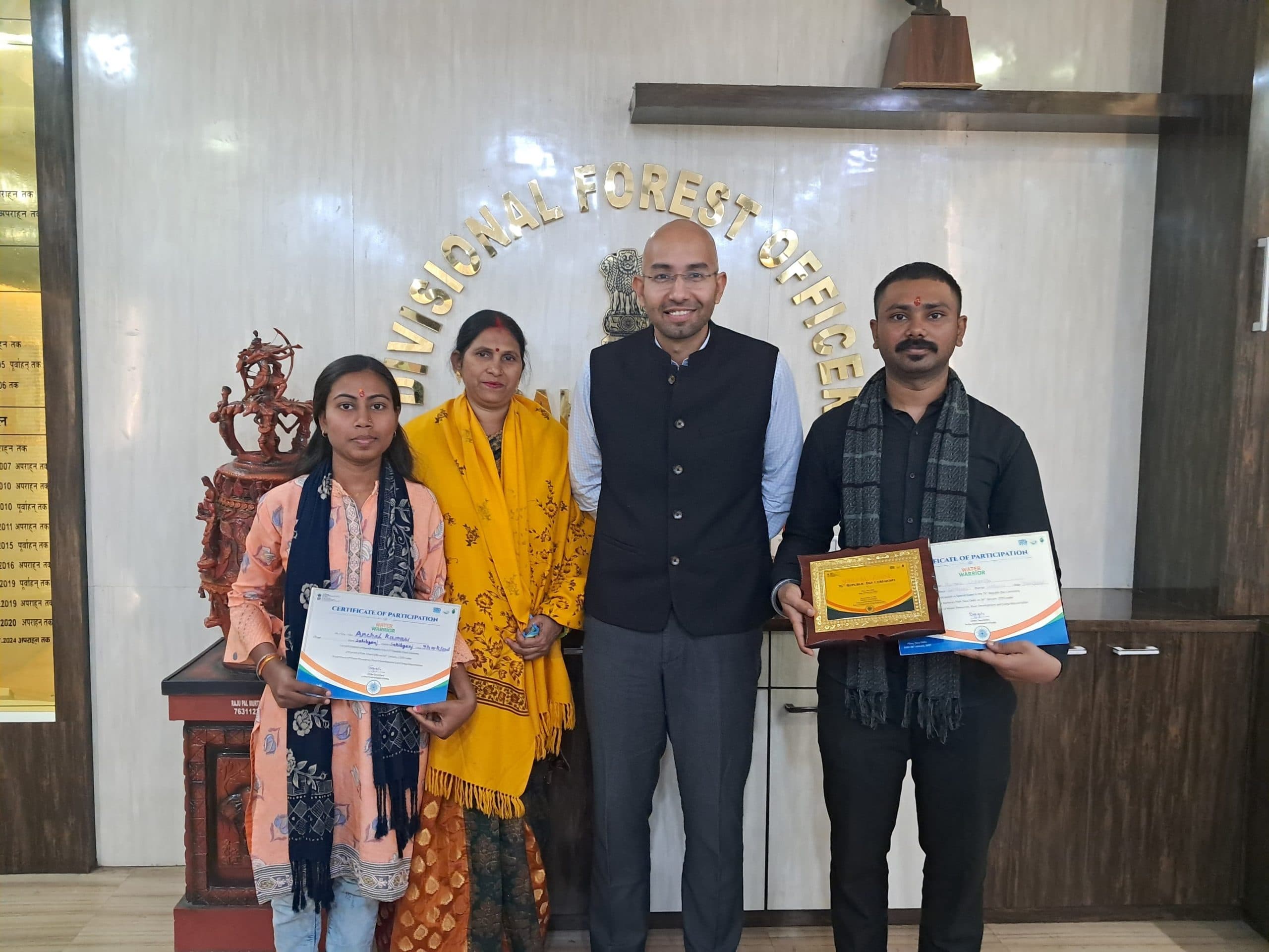 दिपांशु को गणतंत्र दिवस समारोह में विशेष अतिथि के रूप में मिला सम्मान