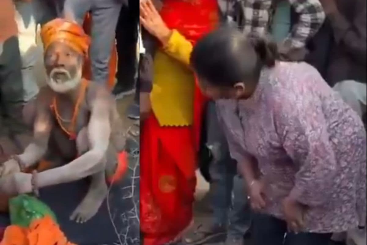 महाकुंभ में कांटे वाले बाबा के साथ लड़की का बदतमीजी करने का वीडियो वायरल