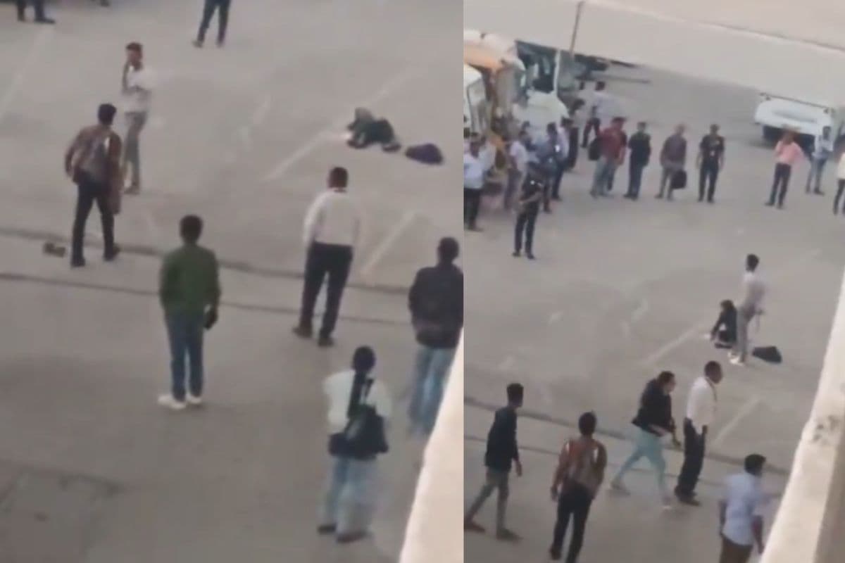 VIDEO: धारदार हथियार से शख्स ने महिला को उतारा मौत के घाट, हत्या का खौफनाक वीडियो वायरल