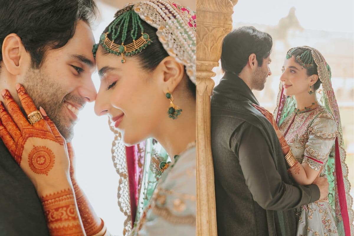 Mawra Hocane: शादी के बंधन में बंधी 'सनम तेरी कसम' फेम मावरा हुसैन, पति अमीर संग किया रोमांटिक पोज