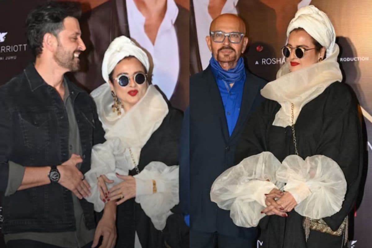 Viral Video: 'द रोशन्स' की पार्टी में एवरग्रीन एक्ट्रेस रेखा ने ढाया कहर, फैंस बोले- बॉलीवुड की असली फैशन क्वीन