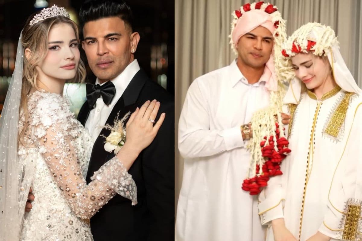 Sahil Khan: 'अभी-अभी अपने बच्चे के साथ शादी की', 26 साल छोटी गर्लफ्रेंड को दुल्हन बनाने पर ये क्या बोल गए साहिल खान?