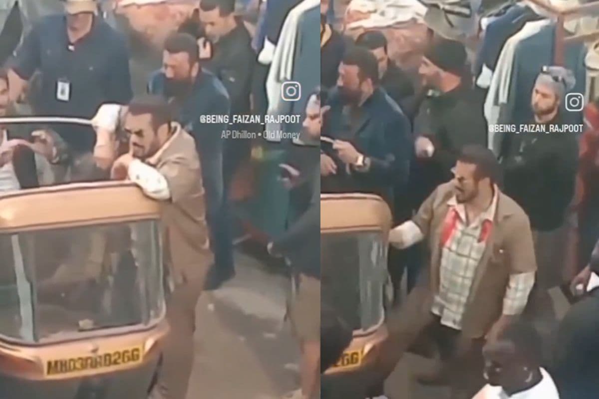 Viral Video: 'सिकंदर' से ऑटो ड्राइवर? हॉलीवुड फिल्म के सेट से लीक हुआ सलमान खान का वीडियो