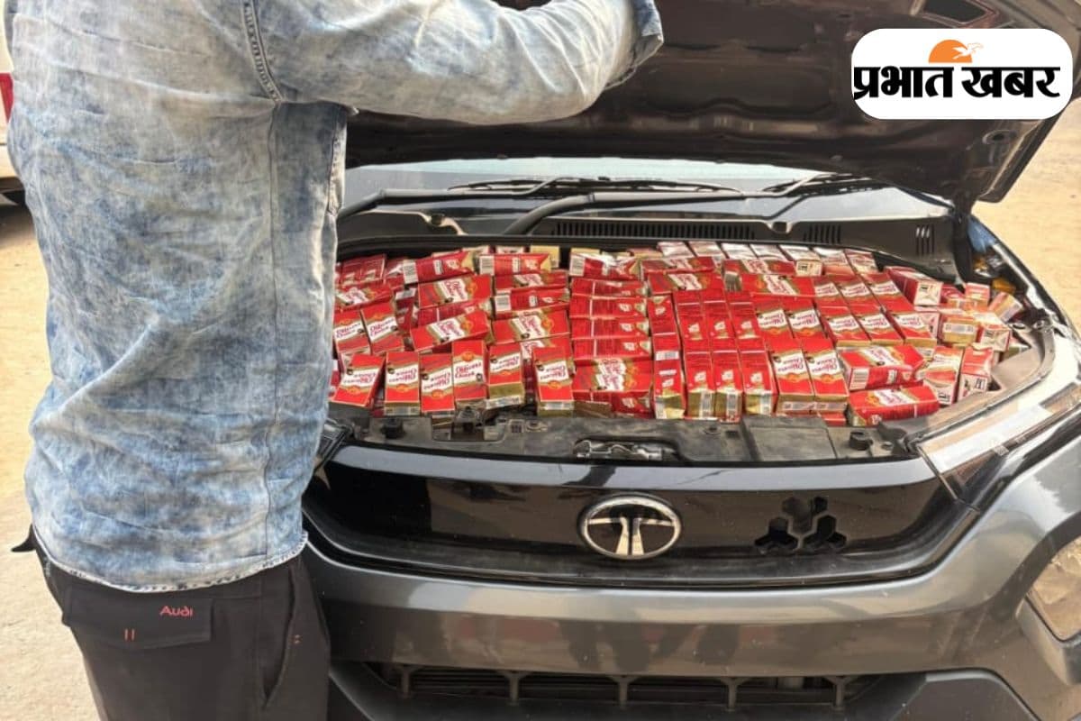 NH पर गाड़ी रोकी, बोनट खुलते ही पुलिस की आंखें रह गई फटी की फटी, जानें पूरा मामला