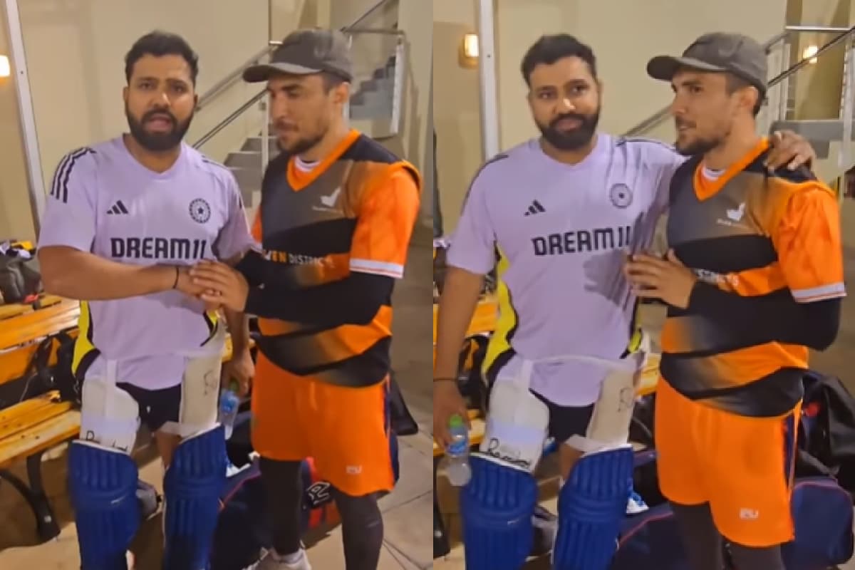 Watch Video: 'आप मेरी टांग तोड़ने की कोशिश कर रहे थे', रोहित की नेट बॉलर के साथ बातचीत वायरल