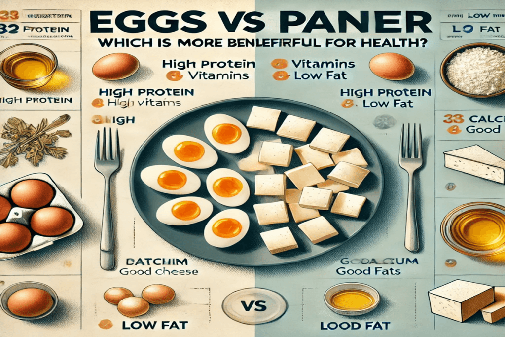 Egg vs Paneer which is more beneficial for health
