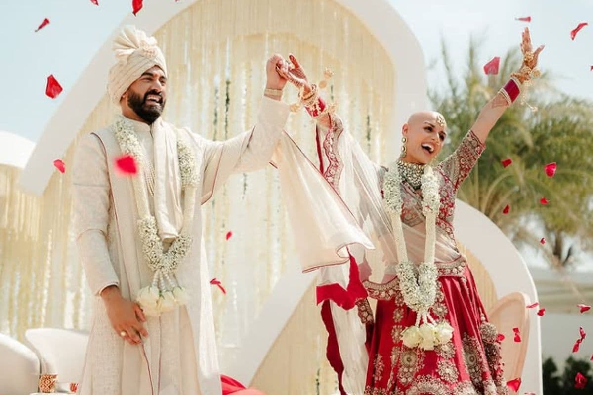 Video: बोल्ड एंड ब्यूटीफुल, खुद की शादी में बिना विग के आई दुल्हन, हिम्मत भरे नैचुरल लुक से दिया खास मैसेज