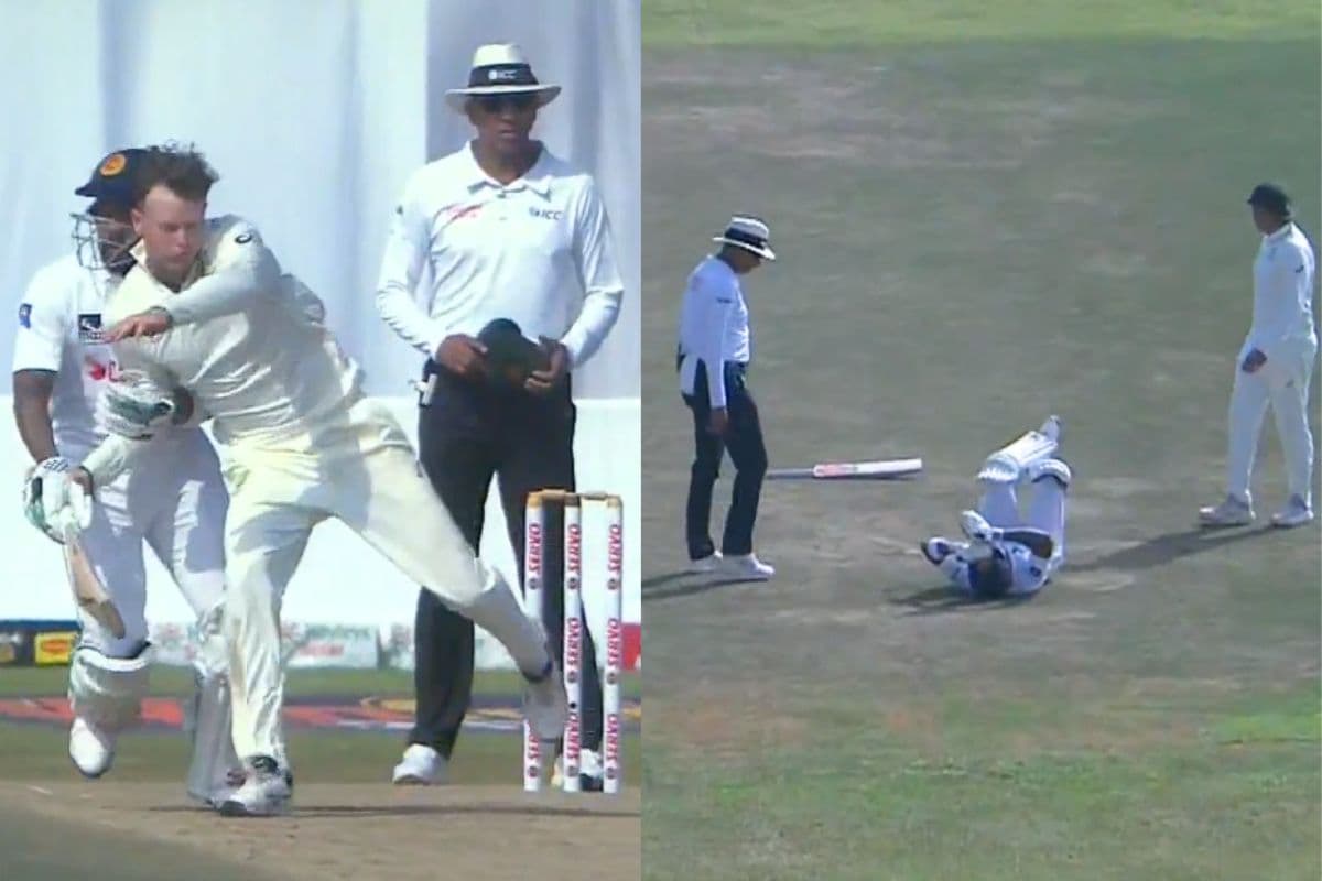 AUS vs SL: बीच मैदान खिलाड़ियों के बीच भिड़ंत, बल्लेबाज तीन बार बचते-बचते आखिरकार गिरा, Video