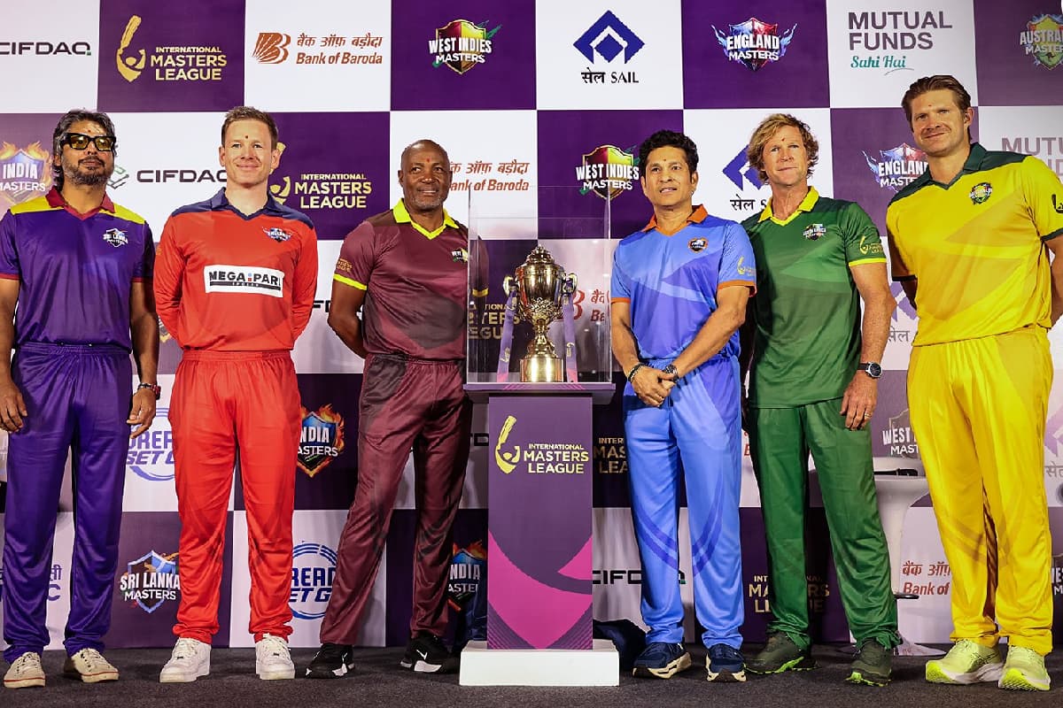 International Masters League 2025: यहां देखें सभी टीमों का स्क्वायड और कप्तानों के नाम
