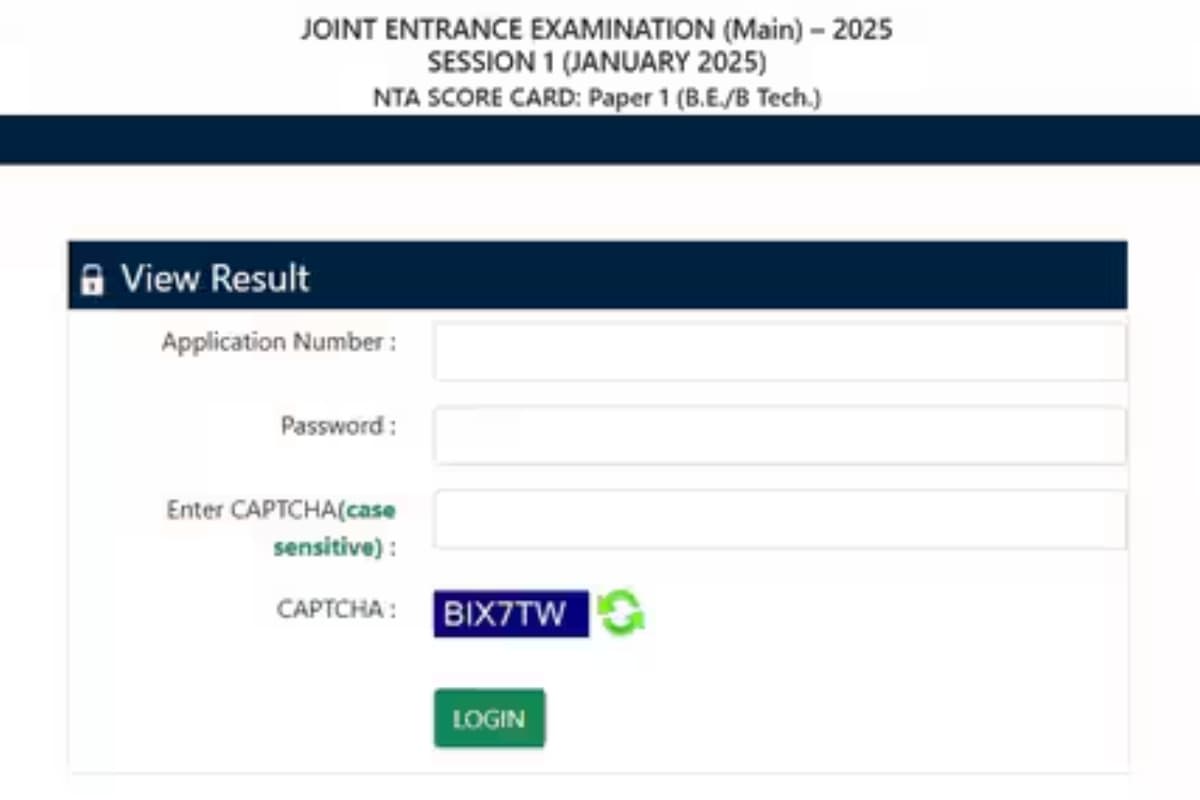 JEE Main 2025 Result Out: जेईई मेन सेशन 1 का परिणाम जारी, 14 उम्मीदवारों ने स्कोर किए 100 पर्सेंटाइल