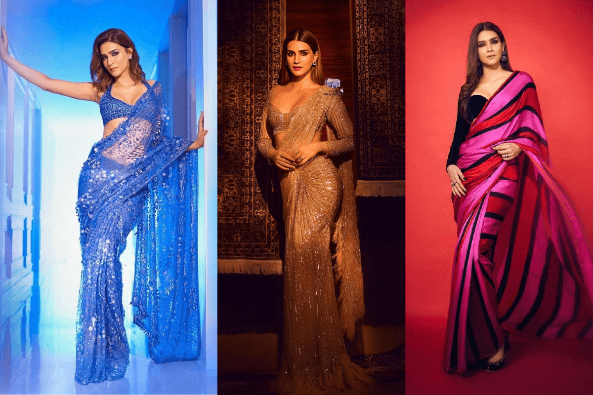 Kriti Sanon Inspired Party Wear Saree: कृति सेनन के ये लुक बनाएंगे आपको पार्टी में सबसे खास