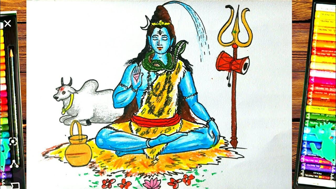 Maha Shivaratri Drawing Ideas : हाथों से बनाएं शिव की सुंदर मूर्त, ट्राई करें ये ड्राइंग डीजाइन