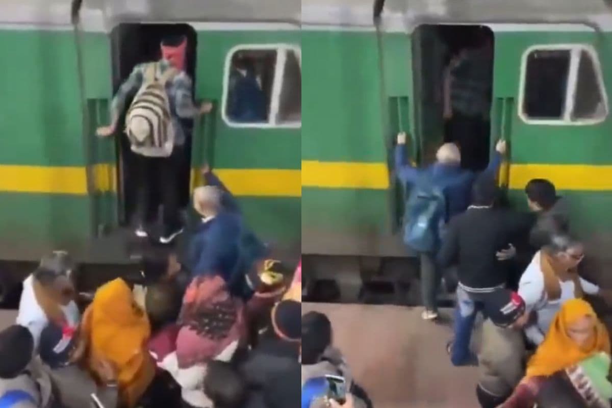 Mahakumbh Viral Video: ट्रेन में नहीं मिली जगह, तो इंजन में चढ़ गए यात्री, सोशल मीडिया पर वायरल हो रहा भीड़ का वीडियो