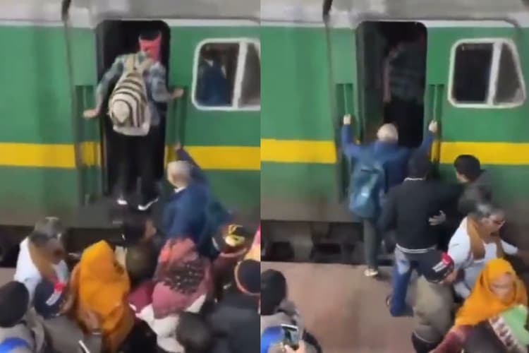 Mahakumbh Viral Video: ट्रेन में नहीं मिली जगह, तो इंजन में चढ़ गए यात्री, सोशल मीडिया पर वायरल हो रहा भीड़ का वीडियो