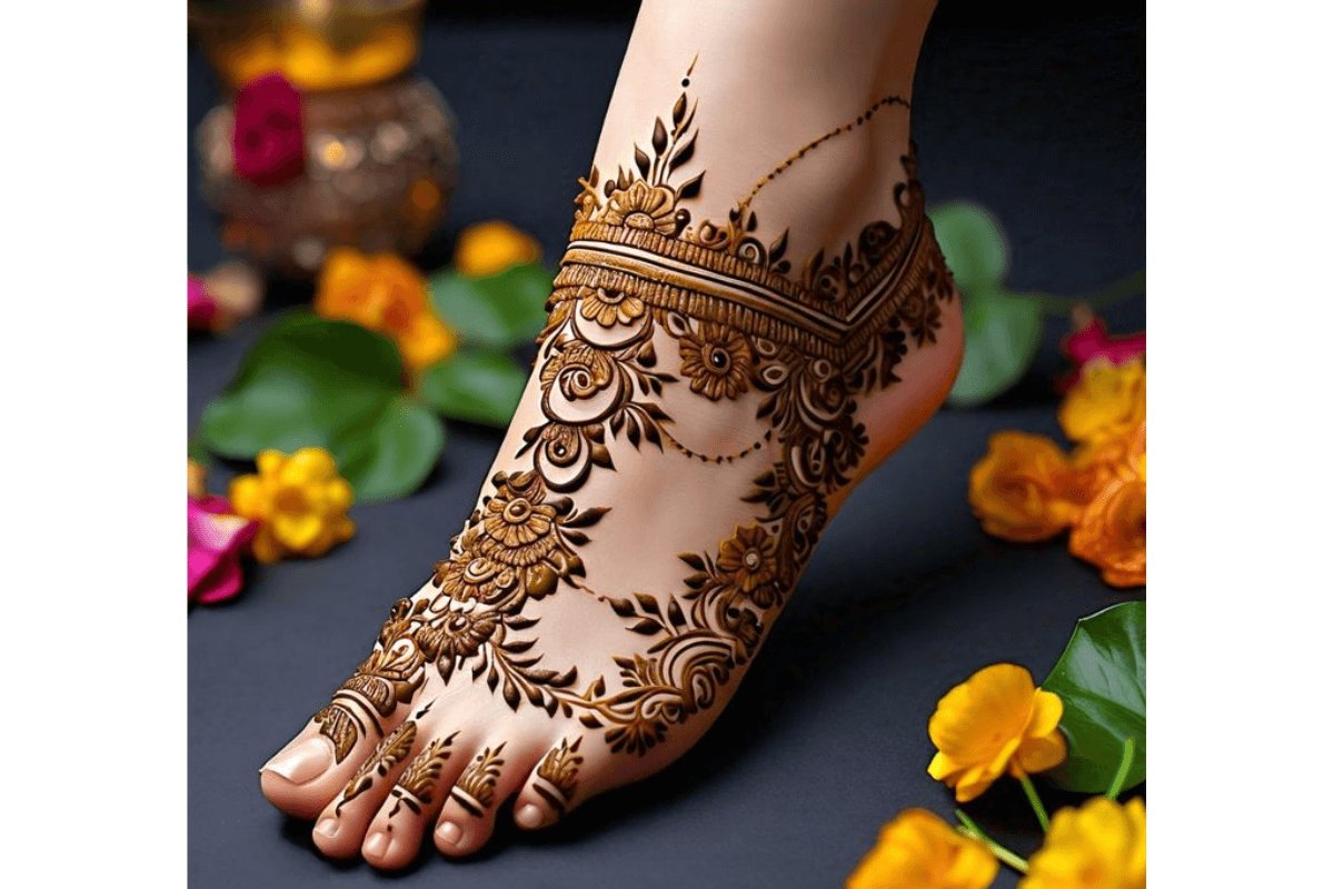 5 Beautiful Mehndi designs for leg:  पैरों की खूबसूरती बढ़ाएंगे ये 5 बेहतरीन मेहंदी डिजाइन