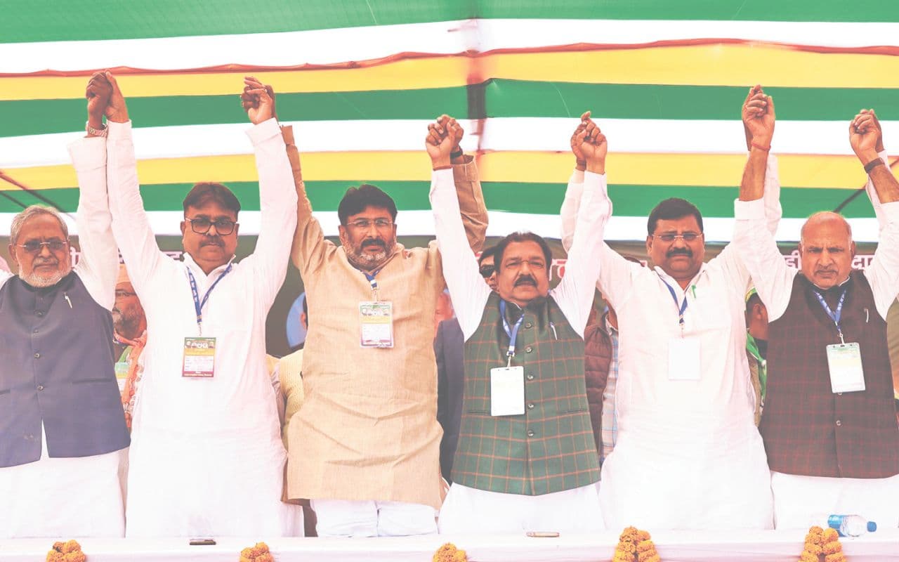 Bihar NDA: एनडीए ने 225 सीटें जीतने का लिया संकल्प, एक मंच से सभी दलों ने भरी हुंकार