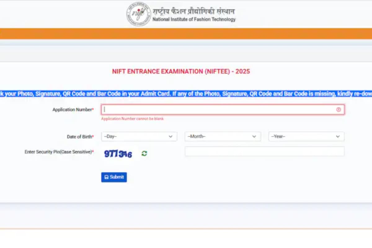 NIFT Admit Card 2025: निफ्ट एंट्रेंस एग्जाम के लिए एडमिट कार्ड जारी, ऐसे करें डाउनलोड