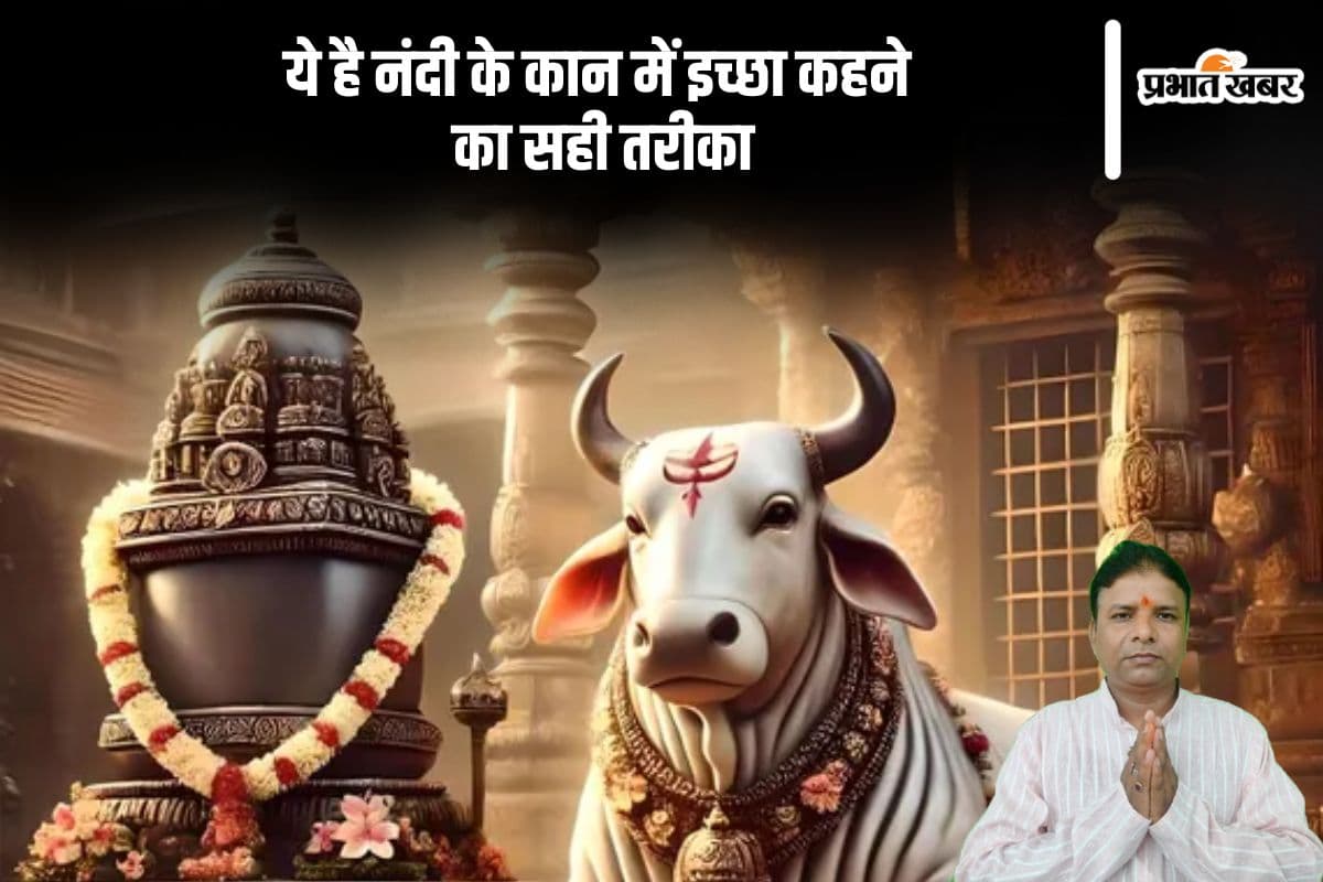 नंदी के कान में इच्छा कहने का ये है सही तरीका, जान लें वरना पूरी नहीं होगी मनोकामना