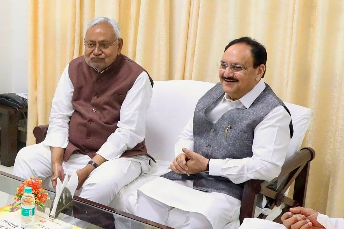 सीएम नीतीश और बीजेपी अध्यक्ष जेपी नड्डा सीएम नीतीश और बीजेपी अध्यक्ष जेपी नड्डा