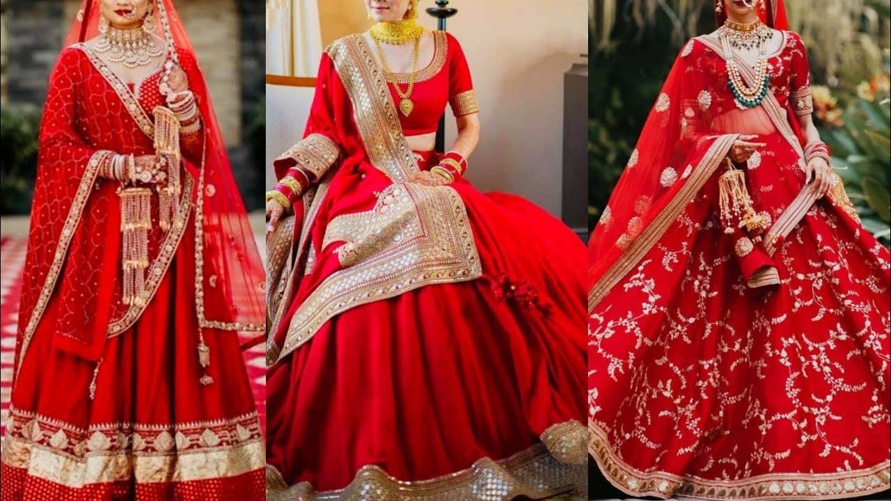 Red Lehenga Design