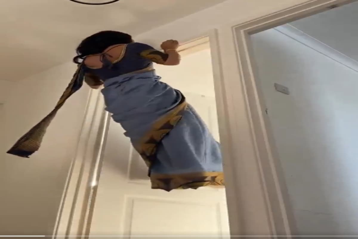 Viral Video: साड़ी में महिला ने किया पुल-अप्स और पुस-अप्स देख लोग हुए हैरान, वायरल हुआ वीडियो