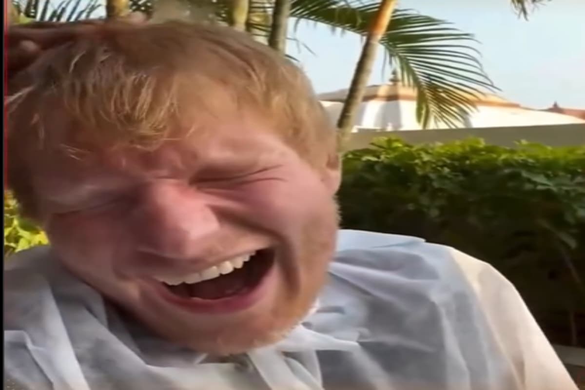 Viral Video: सिंगर एड शीरन के मजेदार देसी स्टाइल चंपी ने जीता लोगों का दिल, वीडियो हुआ वायरल