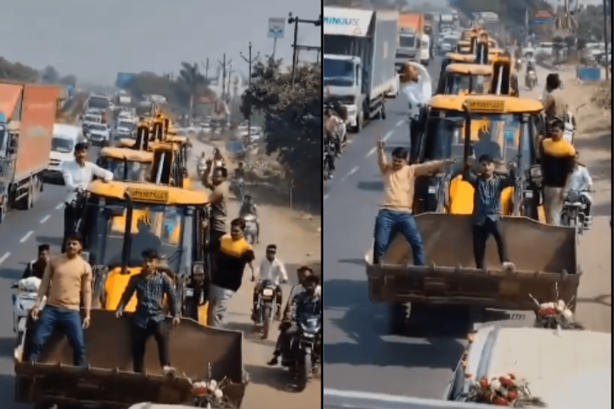 Viral Video: झांसी में दुल्हन की विदाई में चला बुलडोजर, वीडियो ने मचाया तहलका