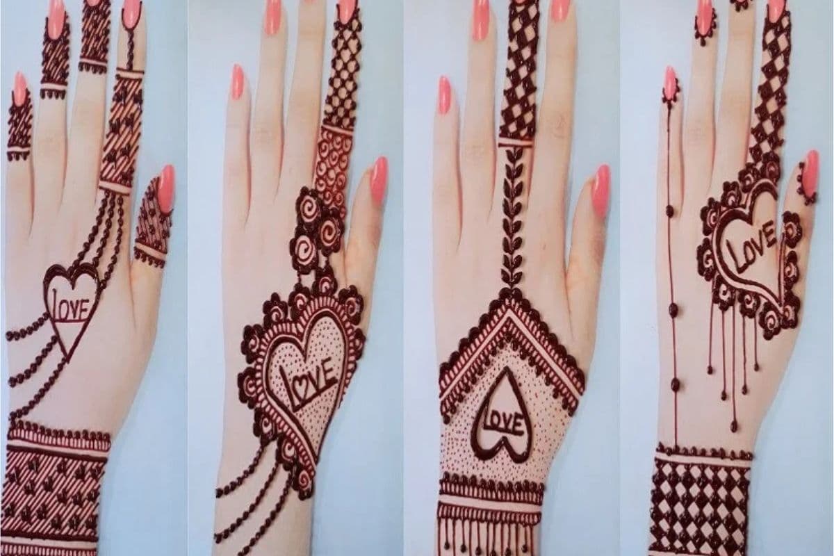 Valentine Day Mehndi Design: प्यार के मौसम में मेहंदी का यह खूबसूरत लुक आपके प्यार को और भी बना देगा खास