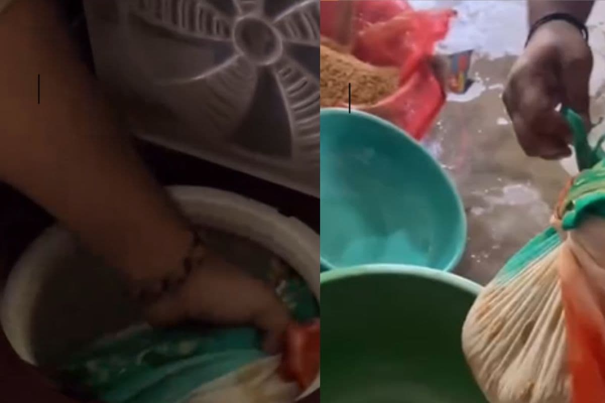 Viral Video: वाशिंग मशीन में कपड़े नहीं, गेहूं सुखा रहा शख्स, वीडियो देखकर यूजर्स का चकरा गया दिमाग