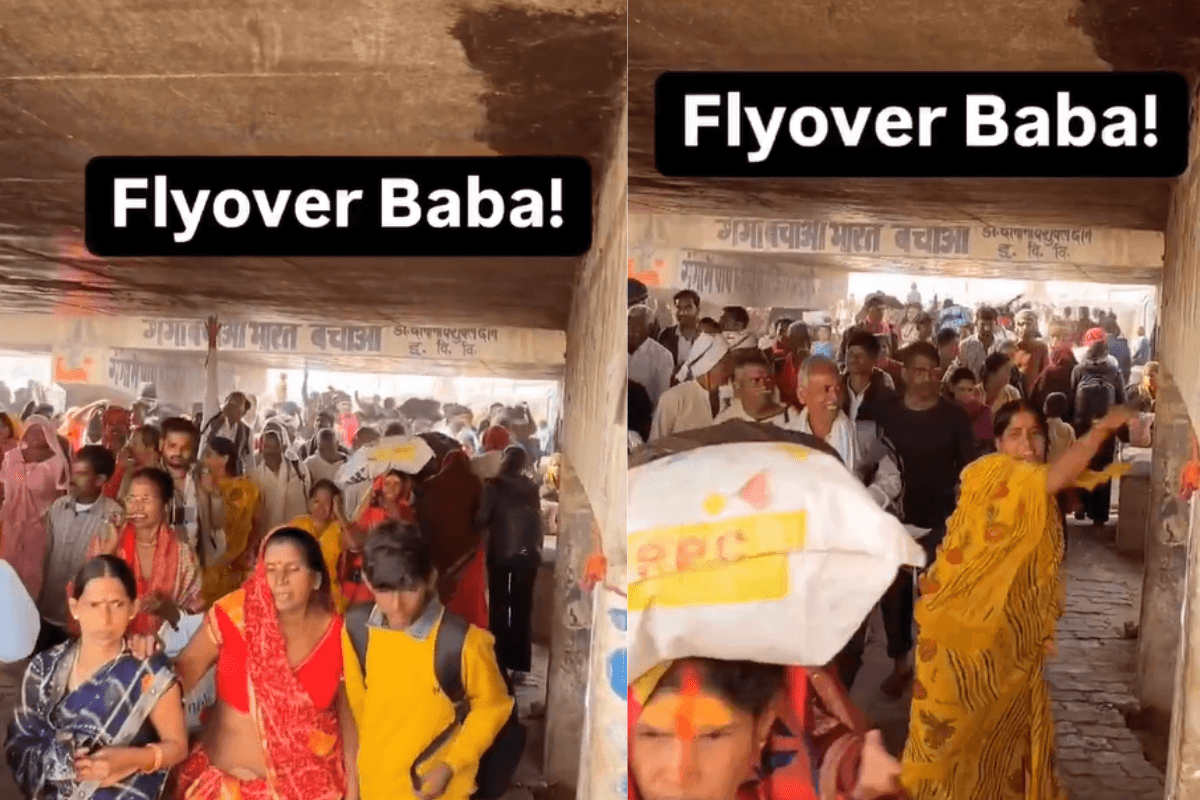 Video: महाकुंभ में वायरल हुए ‘फ्लाइओवर बाबा’, लोगों ने कूद-कूदकर लिया आशीर्वाद