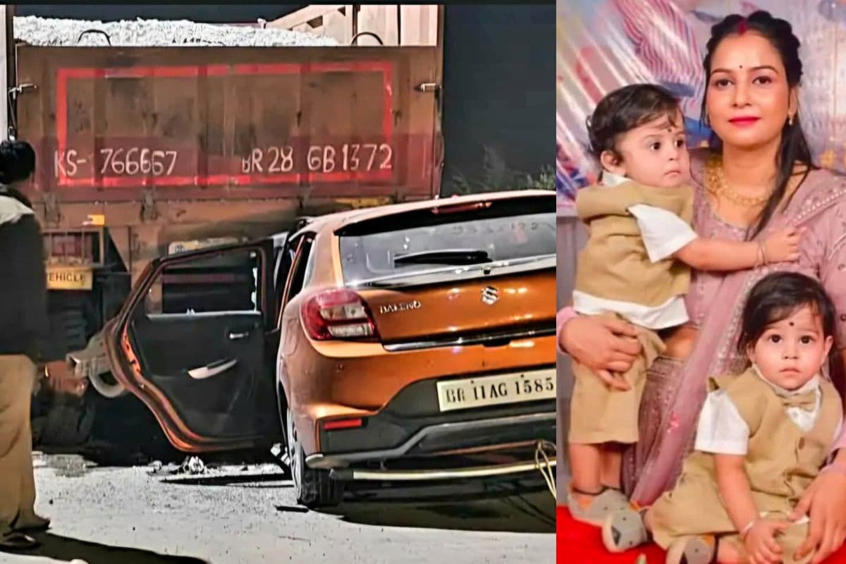 accident in ghazipur| Car of devotees going to Maha Kumbh collides with a parked trailer, 4 including relative of MP Pappu Yadav killed