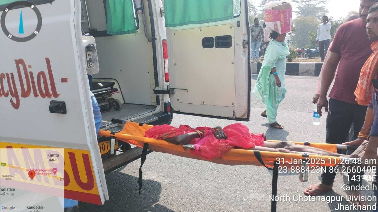 Dhanbad News:तोपचांची में सड़क हादसे में महिला की मौत