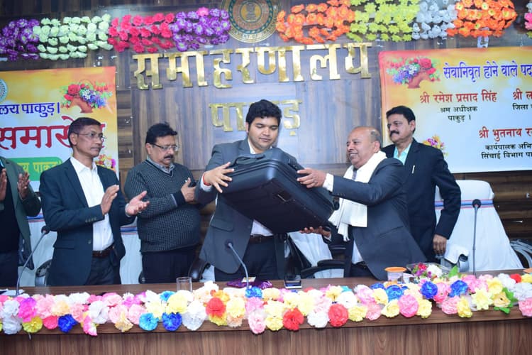 डीडब्ल्यूओ, एलएस व ईई को दी गयी भावभीनी विदाई