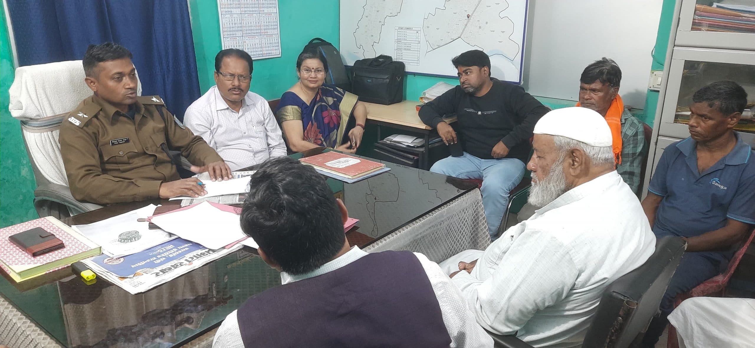 Jamshedpur news. सरस्वती पूजा के शांतिपूर्ण समापन में सभी सहयोग करें