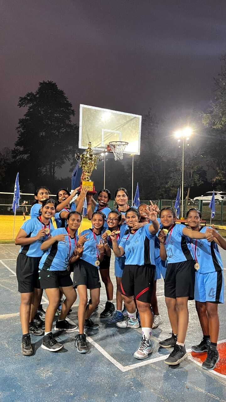 inter school basketball telco : चिन्मया को दोहरा खिताब
