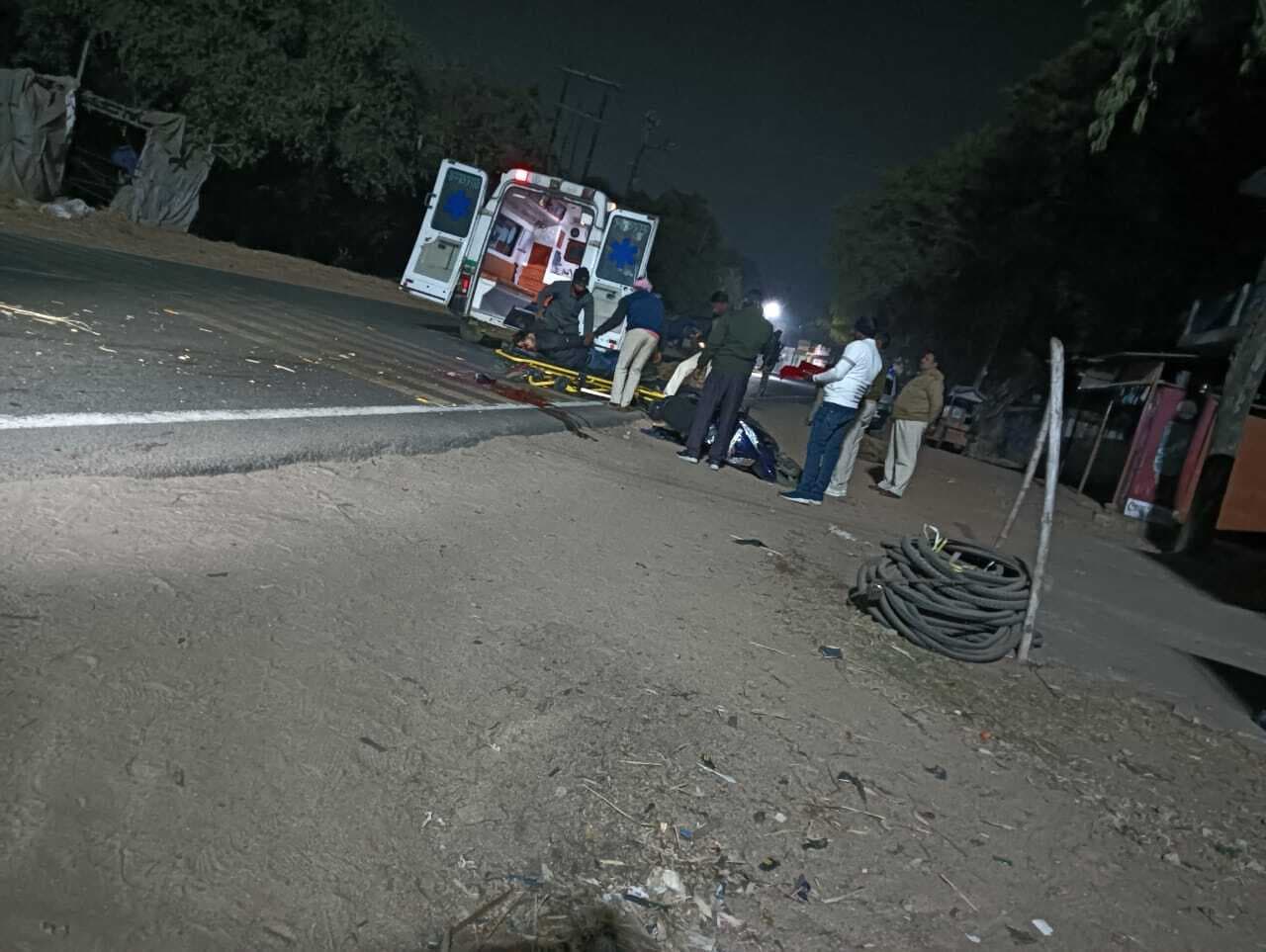 सड़क हादसे में स्कूटी सवार युवक की मौत