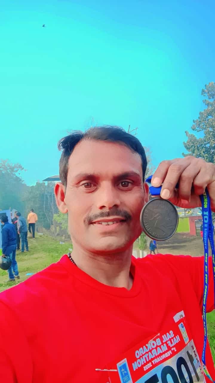 हाफ मैराथन में दुमका के सतीश चौरसिया बने चैम्पियन