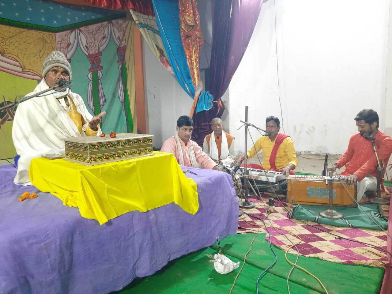 कैथी गांव में आयोजित रूद्र महायज्ञ के दूसरे दिन उमड़े श्रद्धालु