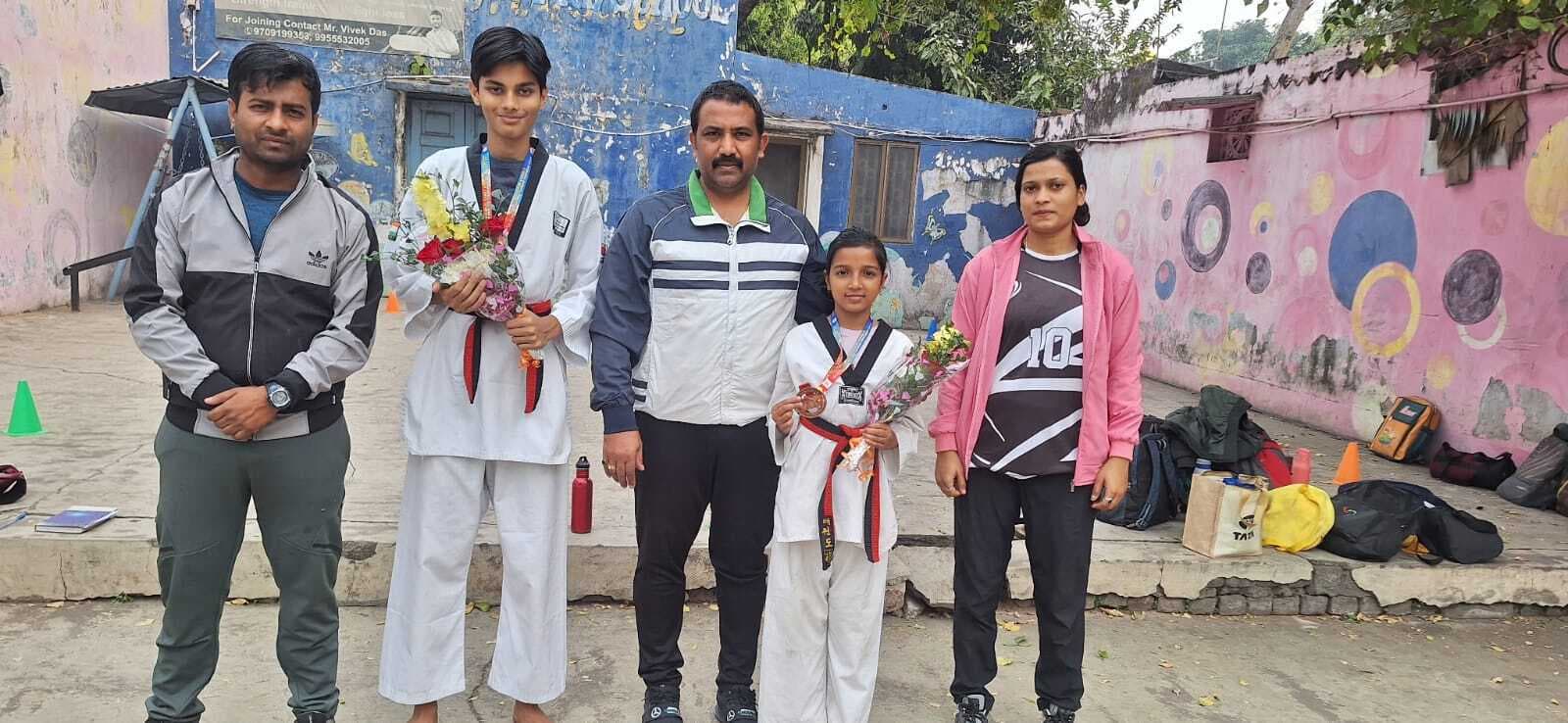 TAIKWANDO MANGAL CLUB : श्रुति घोष व क्षितिज प्रभाकर ने जीते कांस्य पदक