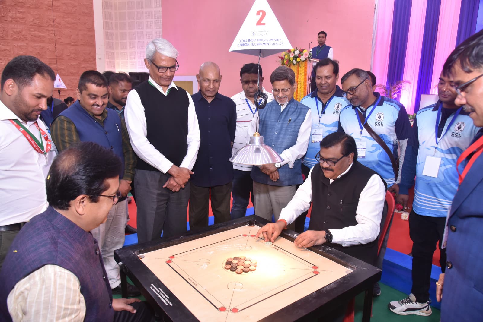 Carrom : कोल इंडिया अंतर कंपनी कैरम टूर्नामेंट का आगाज