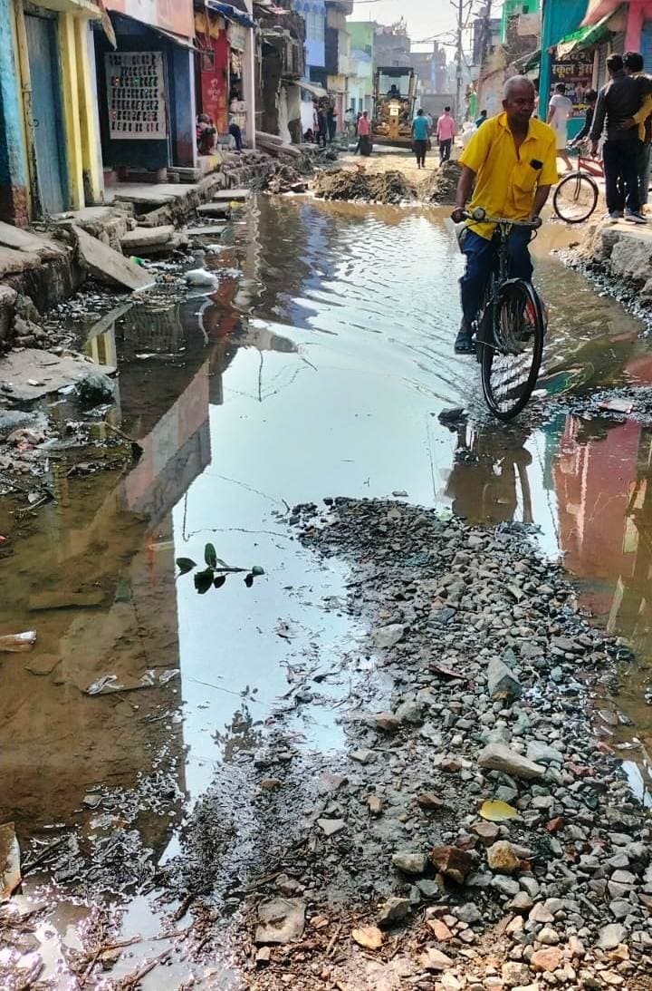 Bhagalpur news जलजमाव रोकने के लिए एक ही टाइम जलापूर्ति पर जनसहमति