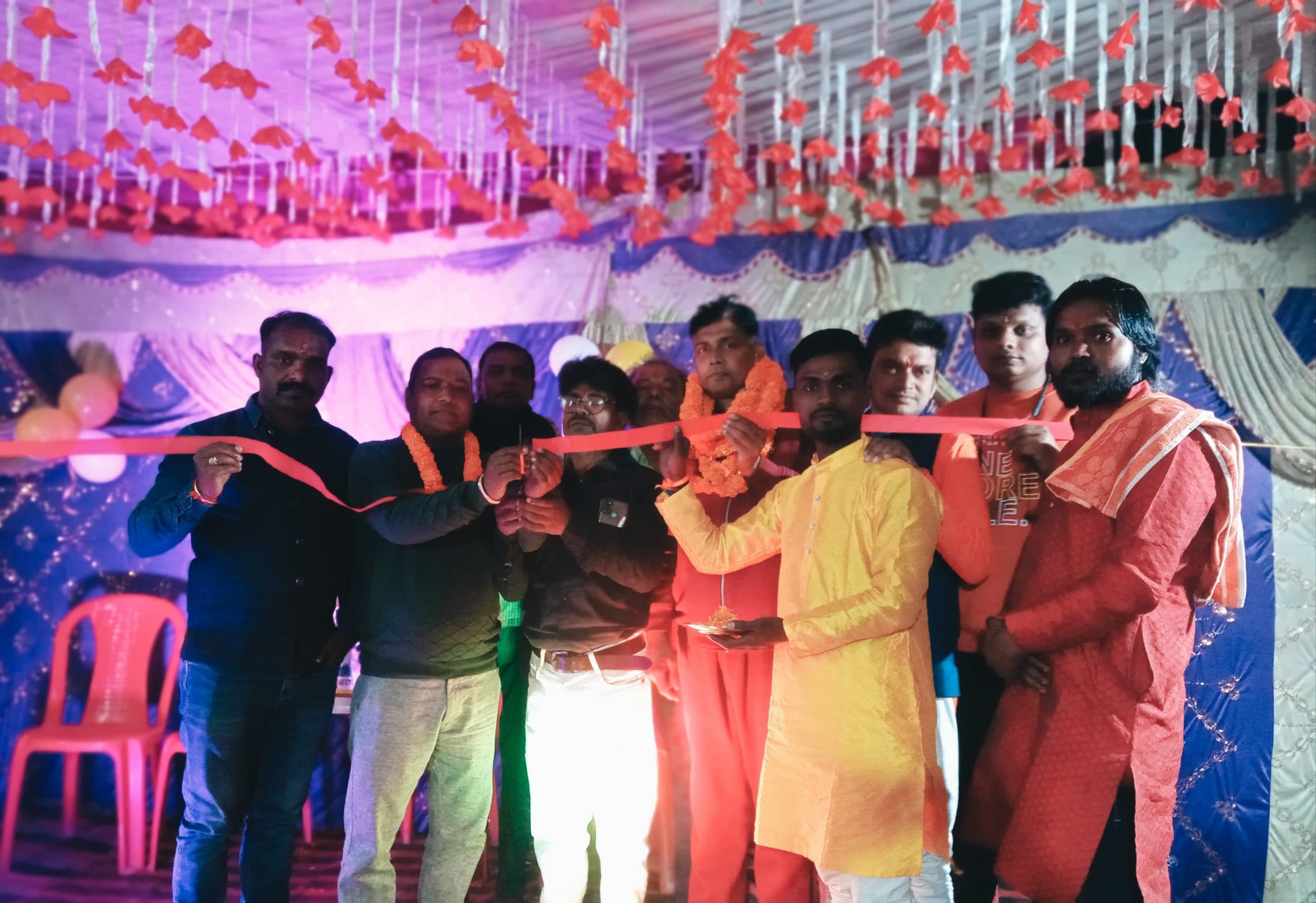 सांस्कृतिक कार्यक्रम में स्थानीय बाल कलाकारों ने बढ़ चढ़कर लिया हिस्सा